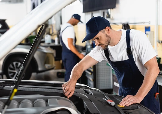 Workshop at Anthony Conaghan Cars